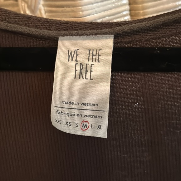 Free People tunic, Olive Brown, M, NWOT - Picture 2 of 4